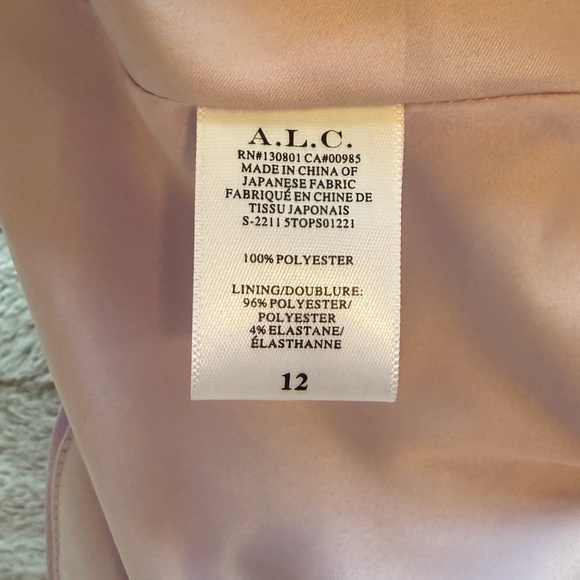 A.L.C. Ari Pleated Crop Camisole in Crocus Petal Size 12 - Picture 11 of 13